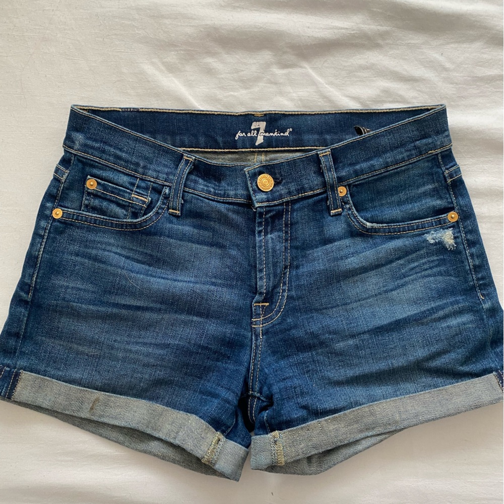 7 For all mankind jean shorts